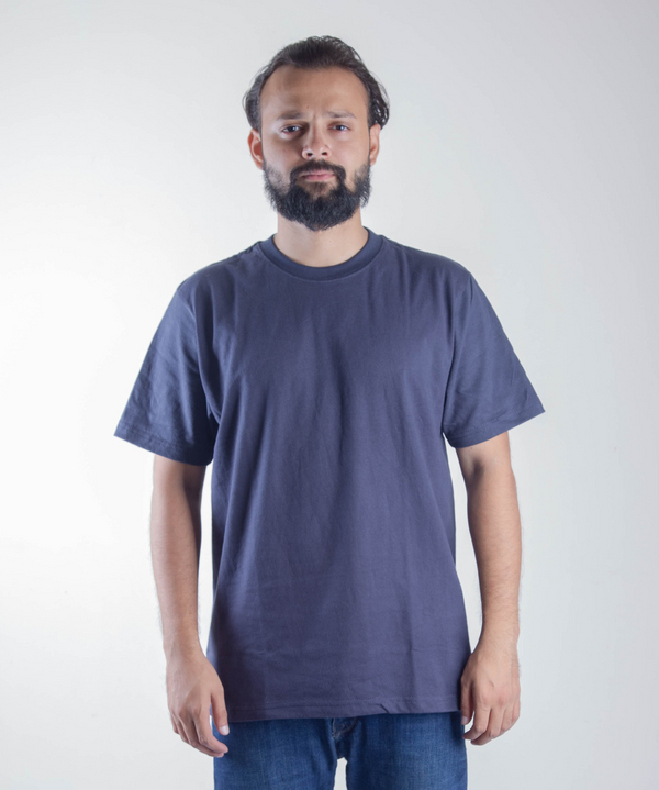 Navy Blue Plain T-Shirt