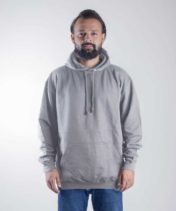 Basic Unisex Silver Hoodie 250 Gsm