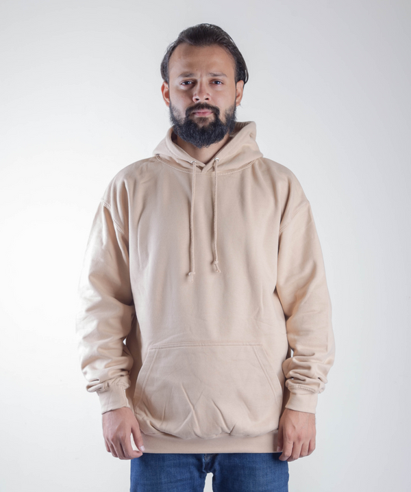 Basic Unisex Beige Hoodie 250 Gsm